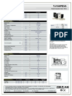 TJ150PE5S: Diesel Generator Sets / 50 HZ