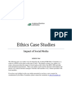 Social Media Ethics Case Study