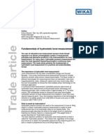 TA Fundamentals of Hydrostatic Level Measurement Page 1 of 11