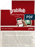 GrubHub Investor Deck June 2014