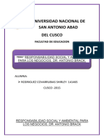 Responsabilidad Social y Ambiental para Los Negocios