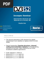 DVB-S2 at Incospec Seminar