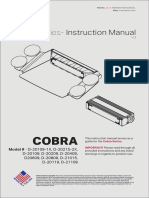 Cobra: Cobra Series-Instruction Manual