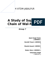 A Study of Supply Chain of Wal-Mart: PDPM Iiitdm-Jabalpur