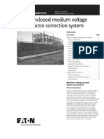 Metal-Enclosed Medium Voltage Power Factor Correction System