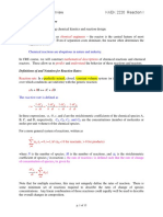 Introduction and Overview KKEK 2220 Reaction I: Chemical Engineers