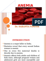 Anemia: Dr. Saranya Vinoth