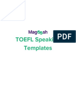 Speaking Templates