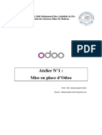 Atelier - Mise en Place D'odoo