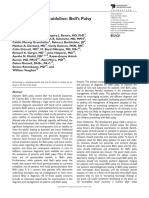 Clinical Practice Guideline - Bell's Palsy