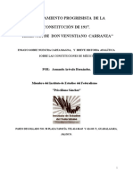 Herencia de Carranza, La Constitución de 1917 en México