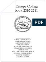 New Europe College Yearbook - 2010-2011