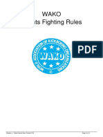 WAKO Point Fighting Rules