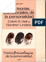 Las Teorías Psicosociales de La Personalidad - Hall - Lindzey