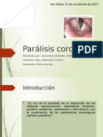 Parálisis Cordal