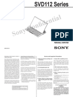 Service Manual: Sony Confide Ntial