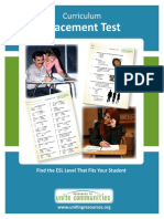 ESL Placement Test