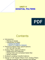 Dsp-Unit 5.1 Analog Filters