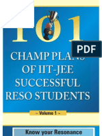 101 Champ Plan of Reso Students