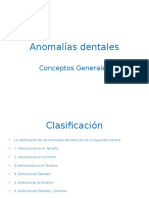 Presentacion de Anomalias Dentales