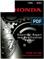 Honda VT750CD ACE Electrical Repair and Mod Manual