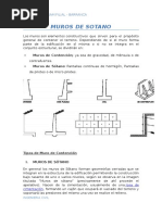 Muros de Sotano