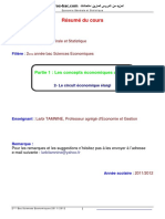 2 Circuit Économique Élargie Économie Générale Statistique 2 Bac Science Economie Et Techniques de Gestion PDF