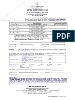 Shaftsbury - Hotel Reservation Form