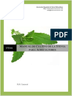 Manual Del Cultivo de La Stevia para Agricultores