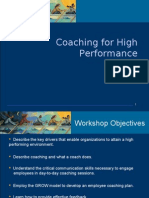 Coaching For High Performance Training