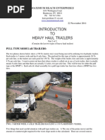 Introduction To Heavy Haul Trailers Part 2 of 2