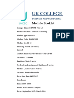 Internet - Marketing Module Booklet