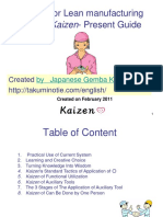 Kaizen For Lean Manufacturing