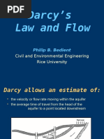 Darcy's Law and Flow: Civil and Environmental Engineering Rice University