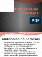 Materiales No Ferrosos