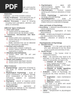 Psychology Reviewer (Midterms)