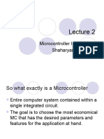 Microcontroller Introduction Shaharyar Mahmood