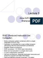 Atmel AVR Architecture Shaharyar Mahmood