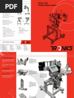 Modular Labelling System, Labeling Equipment - Tronics America Series S1000 Brochure, Catalog