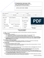 LBT Foodcartlink Foodcartlink Services (LFS) : A Application Form