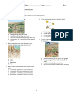 Examview - 7th Grade Biotic and Abiotic Environment