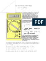 Como Utilizar Um Mutimetro Digital