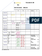 Spring 2016 Schedule