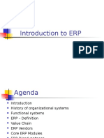 Introduction To ERP