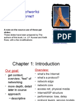 Computer Networks and The Internet: A Note On The Source Use of These PPT Slides