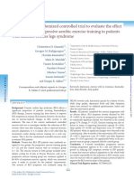 A Single-Blind Randomized Controlled Trial To Evaluate The Effect of 6 Months of Progressive Aerobic Exercise Training in Patients With Uraemic Restless Legs Syndrome