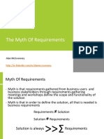 The Myth of Requirements