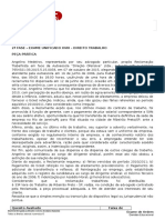 XVIII Exame de Ordem - Gabarito (Simulado) - 2 Fase - Direito Do Trabalho