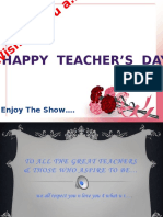 Happy Teacher'S Day: Enjoy The Show