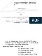 Case Study On Prevention of Fatal Accident